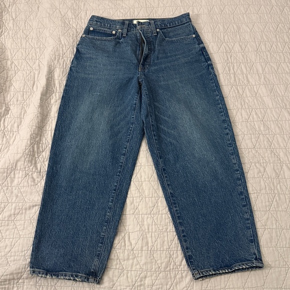 NWOT Madewell Balloon Jeans Size 28 Corson Wash - Picture 5 of 8
